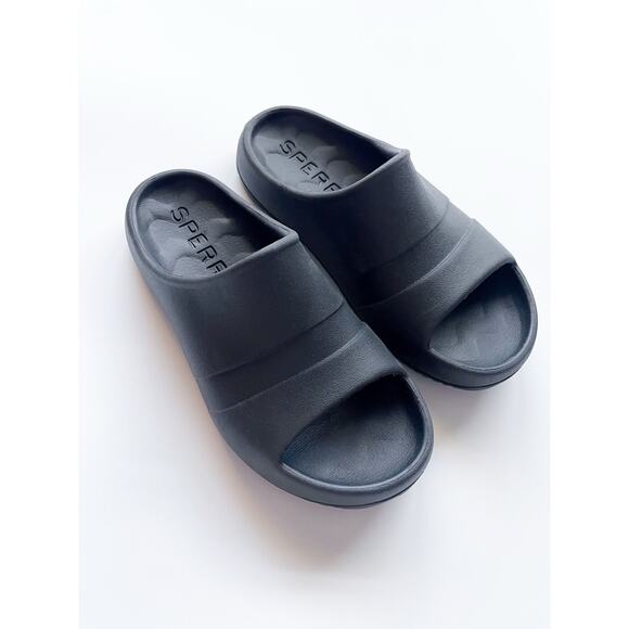 Women's Sperry Black Float Slide Sandal Size 7 - Picture 1 of 5